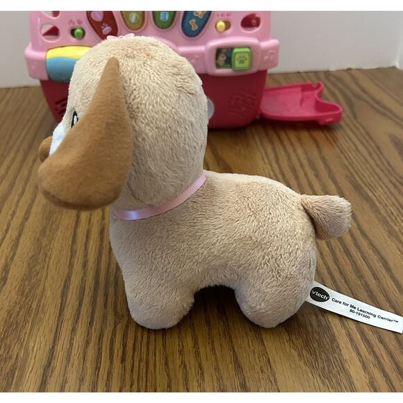 VTech Care For Me Learning Pet Carrier, Pink. Lights Sounds Interactive w/Dog - Picture 5 of 16